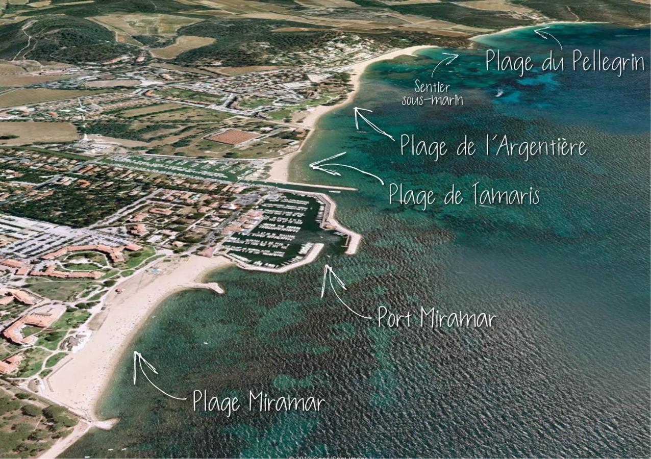 Netflix - Lit Queen Size - Terrasse Plein Sud - Climatisation - 2'Centre-Ville - 6'Mer - Parking Prive - 56M2 - L'Olivine - Offre Speciale La Londe-les-Maures Luaran gambar